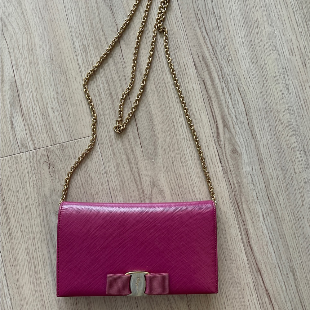 Ferragamo Miss Vera Wallet on a Chain